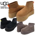 ショッピングクラシック 2025-26秋冬新作 UGG アグ ムートンブーツ クラシック ミニ ディッパー 厚底 ショートブーツ W CLASSIC MINI DIPPER 1168170 レディース
