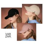 正規販売店 VARZAR バザールキャップ 韓国ブランド CAP 紫外線対策帽子 ローズゴールド ブラック ピンク ベージュ Rose gold stud over fit ball cap