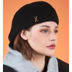 クリアランス 正規販売店 VARZAR バザール ハンチング ベレー帽 キャップ ハット 韓国ブランド CAP 紫外線対策 帽子 Stud Logo Retro Wool Beret Black 815