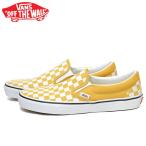 バンズ クラシックスリッポン メンズ レディース スニーカー イエロー 黄 VANS CLASSIC SLIPON COLOR THEORY CHECKERBOARD GOLDEN GLOW VN000BVZLSV