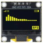 0.96 дюймовый 128x64 точка иметь машина EL дисплей 