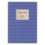  большой go- домашняя бухгалтерская книга серебристый жевательная резинка проверка в клетку B5 голубой J1238