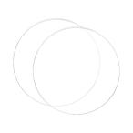 BENECREAT 2 листов диаметр 249mm толщина 3mm прозрачный акриловая пластина круг акрил сиденье защита бумага имеется табличка брелок для ключа украшение craft материалы ручная работа 