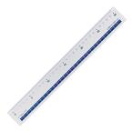ライオン事務器 直線定規 目盛30cm No.10MR