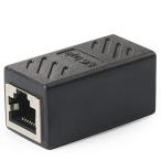 Homefunny 2個入り RJ45 LANケーブル用中継コネクタ コンパクト ギガビット RJ45 延長 コネクタ プラグ 8P8C メス-