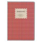  большой go- домашняя бухгалтерская книга серебристый жевательная резинка проверка в клетку B5 красный J1237