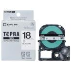  King Jim [ оригинальный ] Tepra PRO лента картридж 1 шт 18mm белый этикетка / чёрный знак длина 8m SS18K