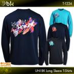 ブラックナイト バドミントン BK ロングTシャツ T-1224 ユニ 男女兼用 ロングスリーブTシャツ バドミントン テニス Ｔシャツ 長袖