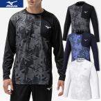  Mizuno бадминтон 62JAC540 Uni для мужчин и женщин длинный футболка футболка с длинным рукавом бадминтон теннис спорт одежда тренировка одежда круглый вырез 