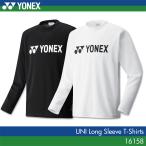 ヨネックス  バドミントン ロングスリーブＴシャツ 16158 UNISEX 男女兼用 YONEX ネコポス対応 長袖Ｔシャツ