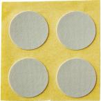 TRUSCO ( トラスコ中山 )　滑り止めシート　片面タイプ片面粘着剤付　２５パイ丸形　４個入 ( TNSSA-25P4 )