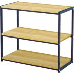 TRUSCO ( トラスコ中山 )　モニター台　８０４Ｘ４００Ｘ７００Ｈ　木天板＋黒脚 ( TVR8040NA-BK )