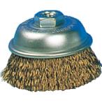 研削研磨用品 カップブラシ ＴＲＵＳＣＯ　電動工具用カップブラシ　Φ７５　ＳＵＳ３０４　線径０．３０　  (GCB-75S)
