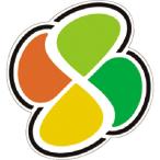 つくし ( つくし工房 )　保護帽用ステッカー　（高齢者）四葉マーク ( 893-D )