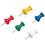 JTX 354077)プッシュピン 色込100本入  ( B266J ) プラス(株)