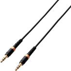 ELECOM ( エレコム )　高耐久オーディオ直径３．５ｍｍＡＵＸケーブル（ストレート−ストレート） ( AX-35MS05BK ) (メーカー取寄)