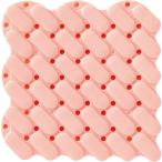 TRUSCO ( トラスコ中山 )　抗菌・防炎ジョイントスノコ　素足用　ピンク ( TJSS15-P )