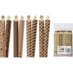 大黒 ( 大黒工業 )　木製マドラー　ひげ　袋入　４８本アソート ( 377305 )