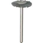 研削研磨用品 軸付ブラシ ＴＲＵＳＣＯ　平型ブラシ　ダイヤ入ナイロン　線０．２５Ｘ外径Φ２０Ｘ軸Φ３　  (203H-7)