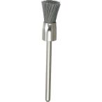 研削研磨用品 軸付ブラシ ＴＲＵＳＣＯ　エンド型ブラシ　ダイヤ入ナイロン　線０．３Ｘ筒径Φ８Ｘ軸Φ３　  (83E-7)