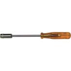 【SALE価格】BROWN ( 平井工具 )　ナットドライバー　対辺１０ｍｍ　軸長１２５ｍｍ　全長２２０ｍｍ ( D-86-10 )
