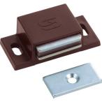 TRUSCO ( トラスコ中山 )　マグネットキャッチ（横型）　樹脂製　Ｌ４０ｍｍ　茶 ( TSM-41-BR )