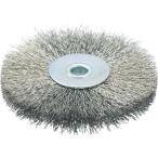 研削研磨用品 ホイールブラシ ＴＲＵＳＣＯ　ホイルブラシ　１００Ｘ１０ｍｍ穴　ステンレス線　線径０．３　  (TB-6353)