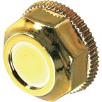 WAKI ( 和気産業 )　石突き　平型 ６ｍｍ　ゴールド　１個入り ( US-009 ) (メーカー取寄)