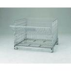 コンテナ・パレット メッシュパレット ＴＲＵＳＣＯ　ネットパレット段積金具付　１０００Ｘ８００Ｘ８４０　  (TNK-S5)