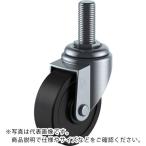 ユーエイ　ねじ込み式　自在　キャスター　導電ゴム　車輪径７５ｍｍ　　Ｓタイプ　ＳＴ型　ネジ寸法Ｍ１２×３５ピッチ１．７５ ( ST-75RHE-M12-35 )