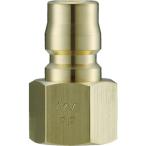 ナック ( 長堀工業 )　クイックカップリング　ＴＬ型　真鍮製　オネジ取付用プラグ　Ｒ１／８ ( CTL01PF2 )