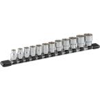 ＴＯＮＥ　ソケットセット（６角・ホルダー付）　１２ｐｃｓ　差込角９．５ｍｍ ( HS312 )