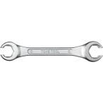 【SALE価格】ＴＯＮＥ　フレアナットレンチ　対辺寸法１７×１９ｍｍ　全長１６５ｍｍ　メッキ処理 ( M26-1719 )