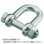 吊りクランプ・スリング・荷締機 シャックル ＴＲＵＳＣＯ　ＳＢＵシャックル　ステンレス製　長さ２４ｍｍ内幅１２ｍｍ　  (TSBU-6)