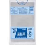 ジャパックス　メタロセン配合ポリ袋　２０Ｌ　透明　１０枚　厚み０．０２５ｍｍ ( TM23 )