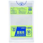 ジャパックス　メタロセン配合ポリ袋　２０Ｌ　半透明　１０枚　厚み０．０２５ｍｍ ( TM24 )