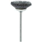 研削研磨用品 軸付ブラシ ＴＲＵＳＣＯ　ベベル型ブラシ　Φ２５　ハガネ　  (253B-2)