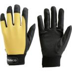 TRUSCO PU толстый перчатки тиснение желтый S ( TPUG-Y-S )