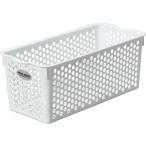 SANKO ( サンコープラスチック )　ｐｌａ　７　フランクバスケット　深型ＮＯ．１　ホワイト　１３５×２８５×１１８ｍｍ ( 43266 )