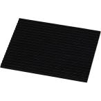 光　筋入りゴム　ブラック　１００×１００×３ｍｍ ( CG3-10-3 )