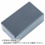 テイシン ( テイシン電機 )　プラスチックケース　ブラック　１１０Ｘ６５Ｘ２０ ( TB-57-B )