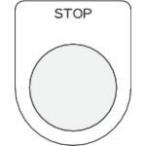 IM ( I Mark ) вдавлено кнопка | select переключатель ( очки . доска ) STOP чёрный φ30.5 50×40×2mm ( P30-36 )
