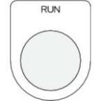 IM ( I Mark ) вдавлено кнопка | select переключатель ( очки . доска ) RUN чёрный φ30.5 50×40×2mm ( P30-38 )