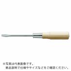 TRUSCO ( トラスコ中山 )　木柄貫通ドライバー　刃先−４．５　５０ｍｍ ( TWKD-4.5-50 )