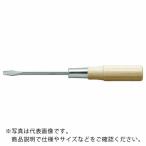 TRUSCO ( トラスコ中山 )　木柄普通ドライバー　刃先−５．５　７５ｍｍ ( TWD-5.5-75 )