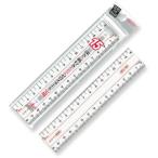 共栄プラスチック　メタクリル両切直線定規　１５ｃｍ ( A-2515 )