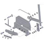 TRUSCO ( トラスコ中山 )　板金用切断機レバーシャＰ−４用部品　ＮＯ．１０六角ナット (P4010)