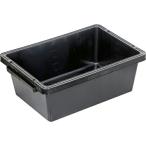 TRUSCO ( トラスコ中山 )　トラ舟２８Ｌブラック（角型・再生原料使用） ( PSB40-BK )