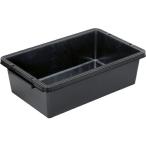 TRUSCO ( トラスコ中山 )　トラ舟２０Ｌブラック（角型・再生原料使用） ( PSB20-BK )
