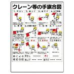 ユニット　玉掛関係標識　クレーン等の手旗合図 ( 327-30 )